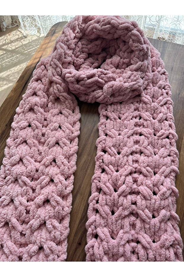 Başak model Puffy atkı - 4