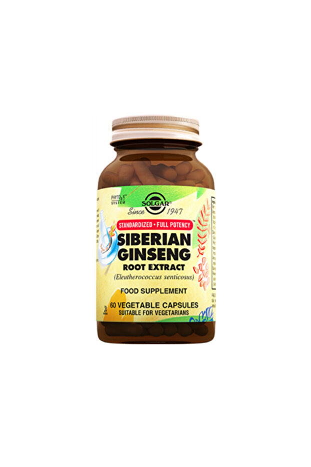 Siberian Ginseng Root Extract 60 Vegi Kapsül - 1