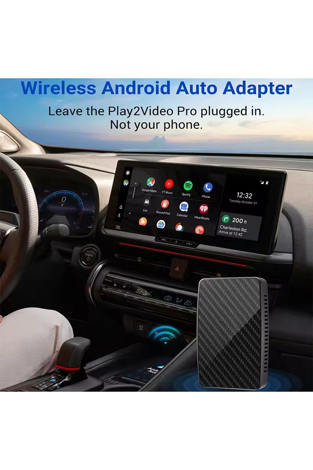 Ottomotion Play2video Kablosuz Carplay, Android Auto, Netflix Youtube Adaptör Ai Box - 8