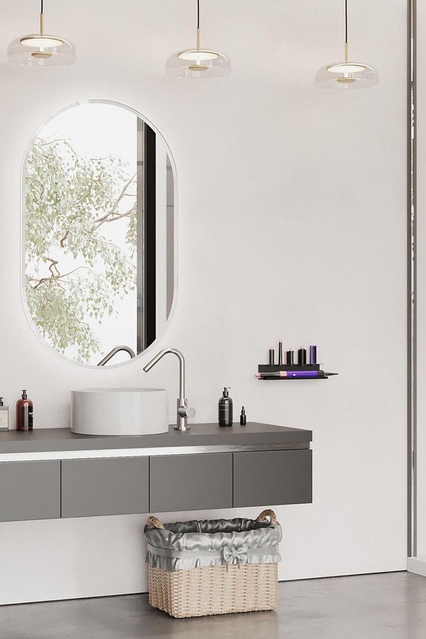 Dyson Airwrap-Multistyler Uyumlu Aksesuar Standı Paslanmaz Çelik,Vida&Bant Çift Montaj Seçeneği Raf - 6