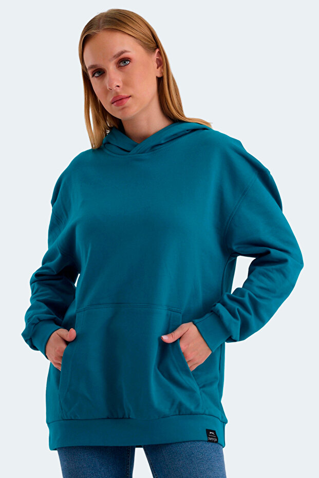 Violence Women's Sweatshirt Petrol