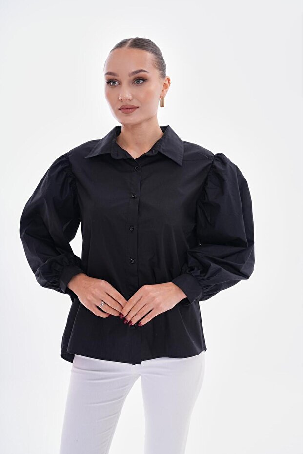 Balonlu Kol Gömlek - 6