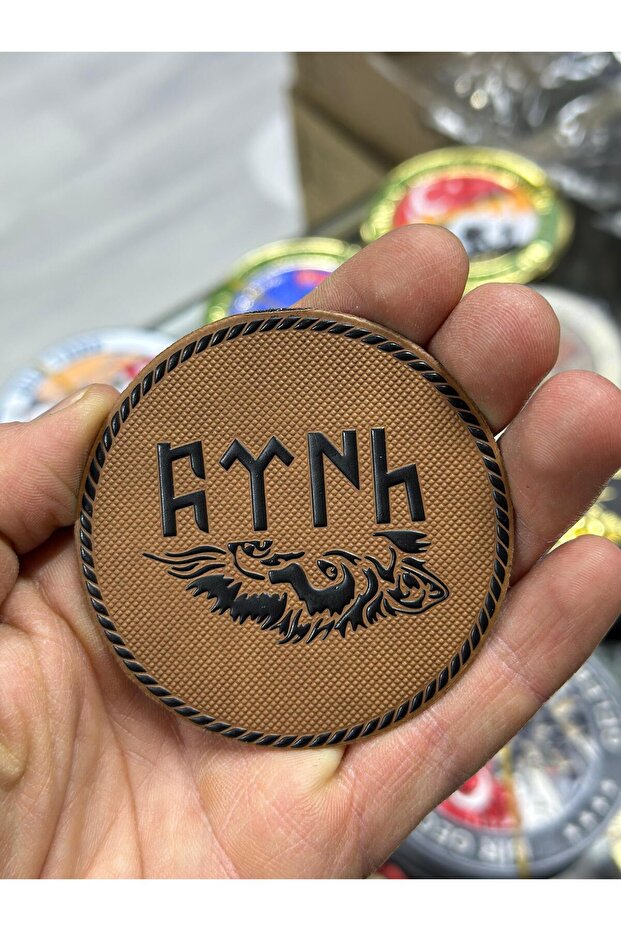 3D Laser Cutting Back Velcro Patch with "F t N H" Lettering