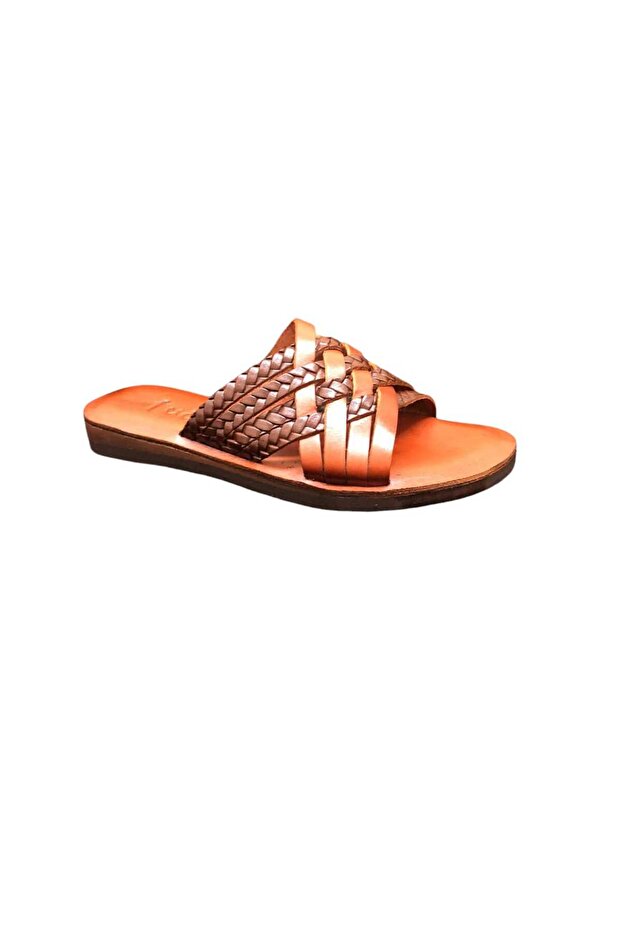 GENİŞ BANTLI ÖRME DERİ TERLİK - 2