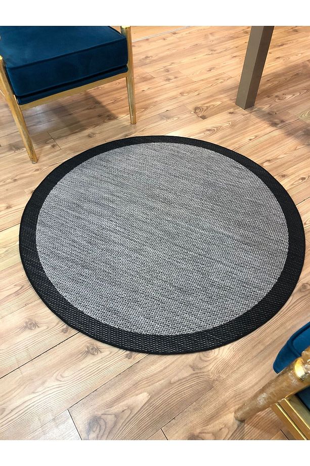 Jüt Sisal 9715 Vizon Siyah Makine Halısı - 6