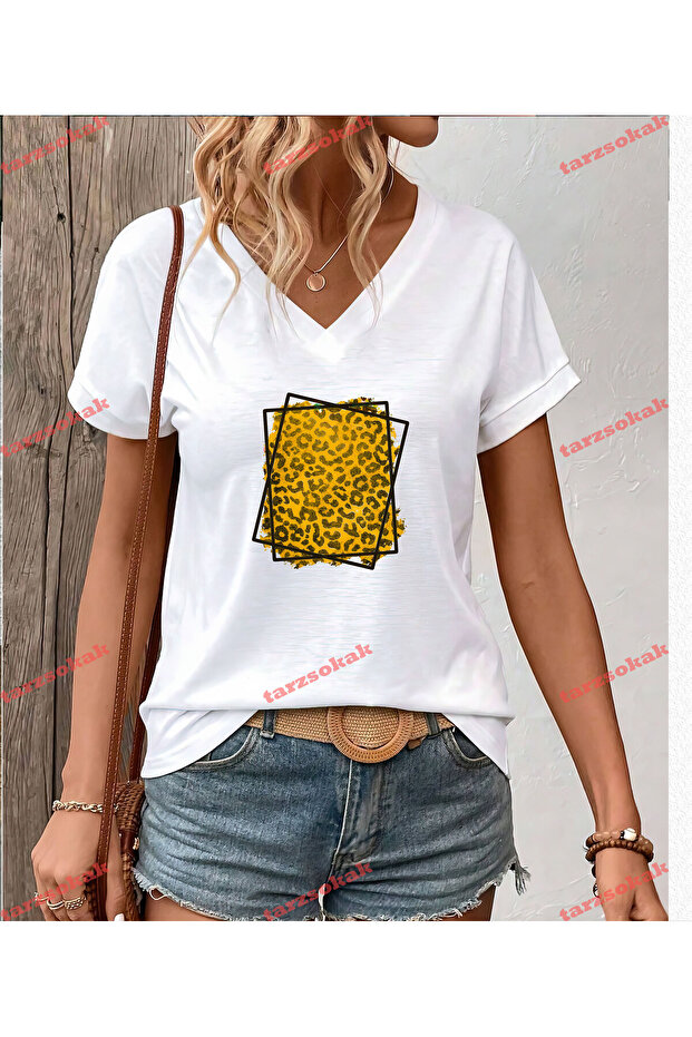 Leopard Patterned Stylish Square - 1