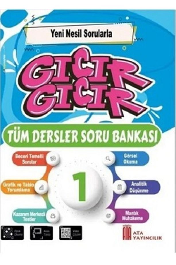 Ata 1.Sınıf 2.Dönem Yeni Nesil Sorularla Gıcır Gıcır Soru Bankası + 10 lu Okuma Hikaye Seti - 2