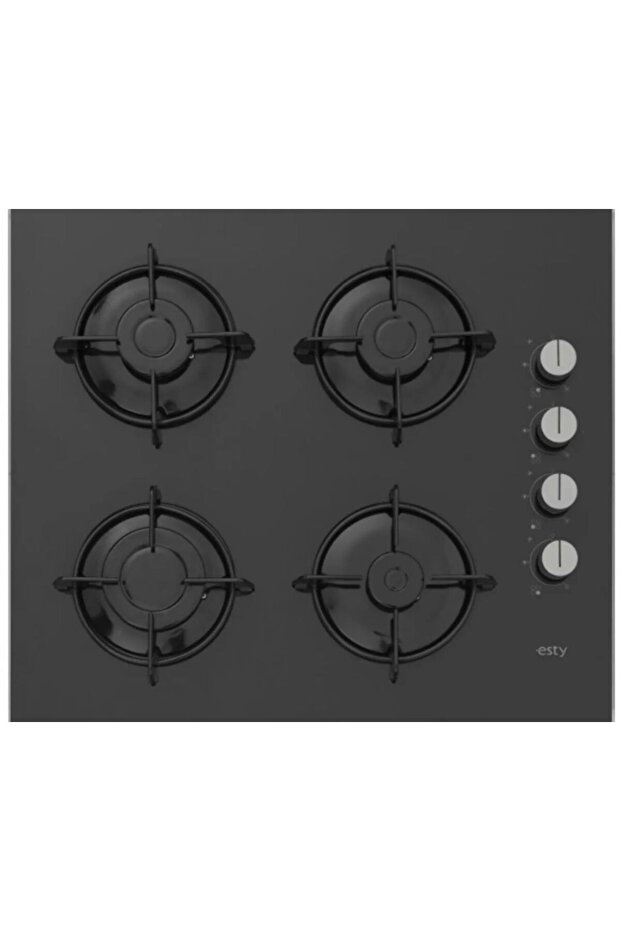 Siyah Cam Ankastre Set - 3