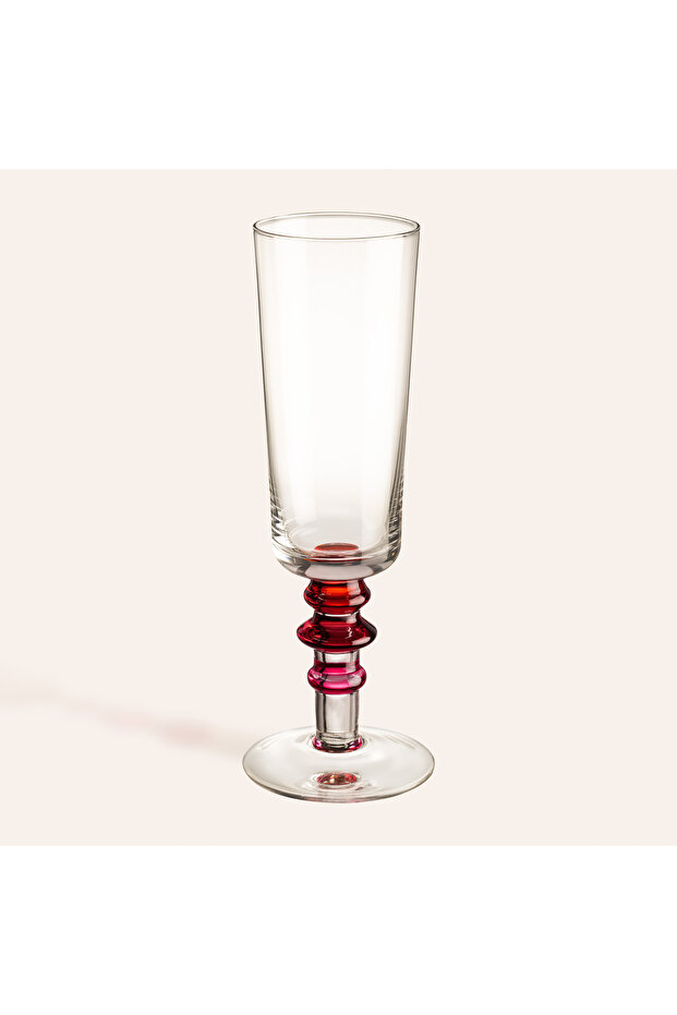 Loess Cam Kadeh 240 Ml Fuşya - 1