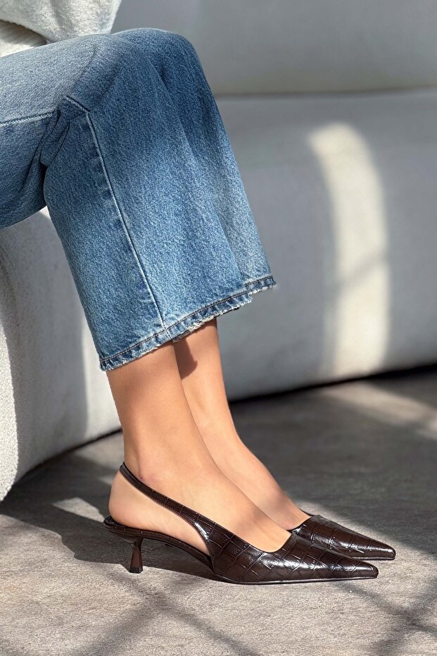 Rodney Brown Wzorzyste Gumowe Szczegółowe Damskie Buty Na Obcasie - 5