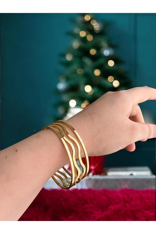 çelik ajda bilezik 4'lü sd1 model - 3