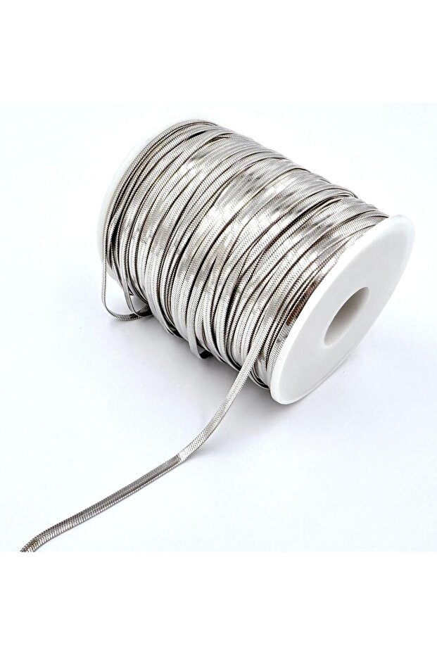 Steel Silver Italian Chain 5 Meters 3 mm