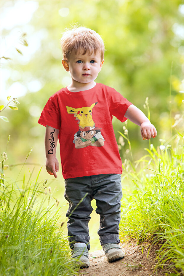 Pokemon Printed Children's Oversize T-Shirt