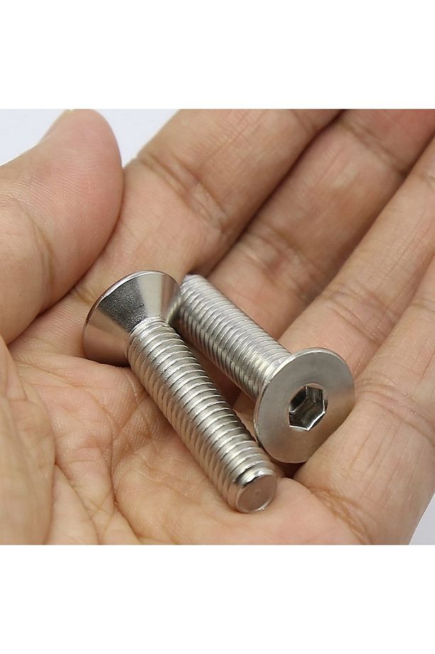 Havşa Başlı inox imbus 10.9 DIN 7991 A2 Paslanmaz Çelik Civata M4x20 mm 20 Adet - 8
