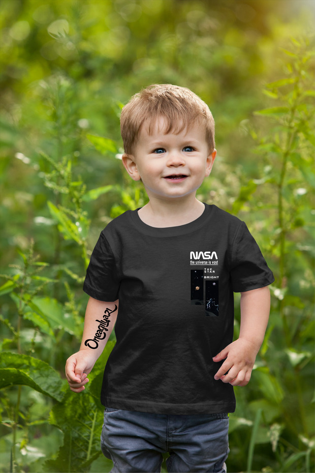 Nasa Printed Children's Oversize T-Shirt