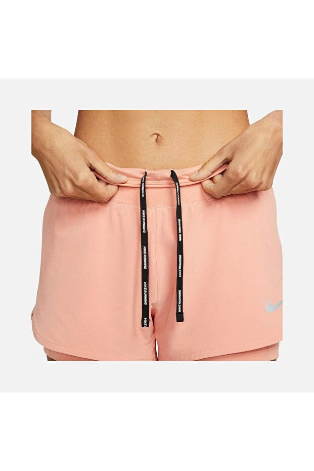 Dri Fit Eclipse 2-in-1 Running Kadın  Taytlı Pembe Koşu Şort Cz9540-824 - 6