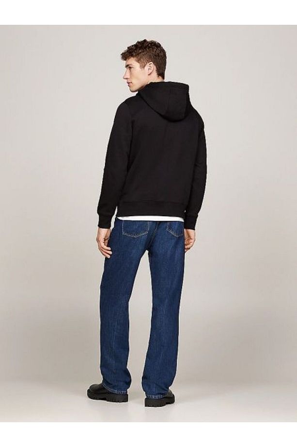 Logolu Pamuklu Regular Fit Kapüşonlu Sweat Erkek SWEAT MW0MW37361 BDS - 2