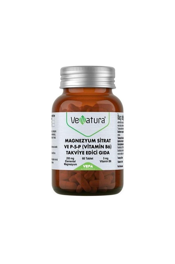 Magnezyum Sitrat Ve P-5-p (VİTAMİN B6) 60 Tablet - 1