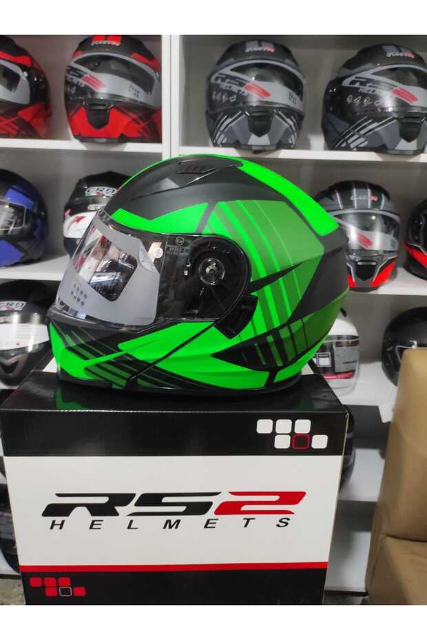 Çene Açılır Güneş Vizörlü Kask - 3