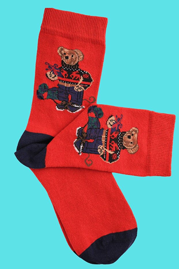 جوارب قطنية بنمط تيدي بير - 444 - 3