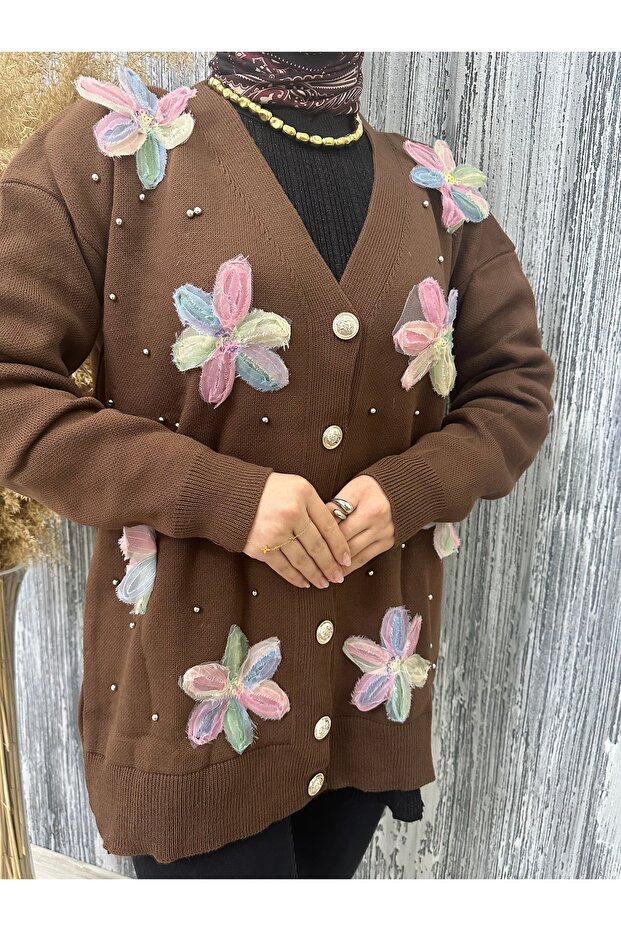 Çiçekli hırka - 3