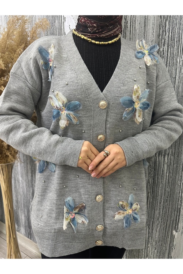 Çiçekli hırka - 3