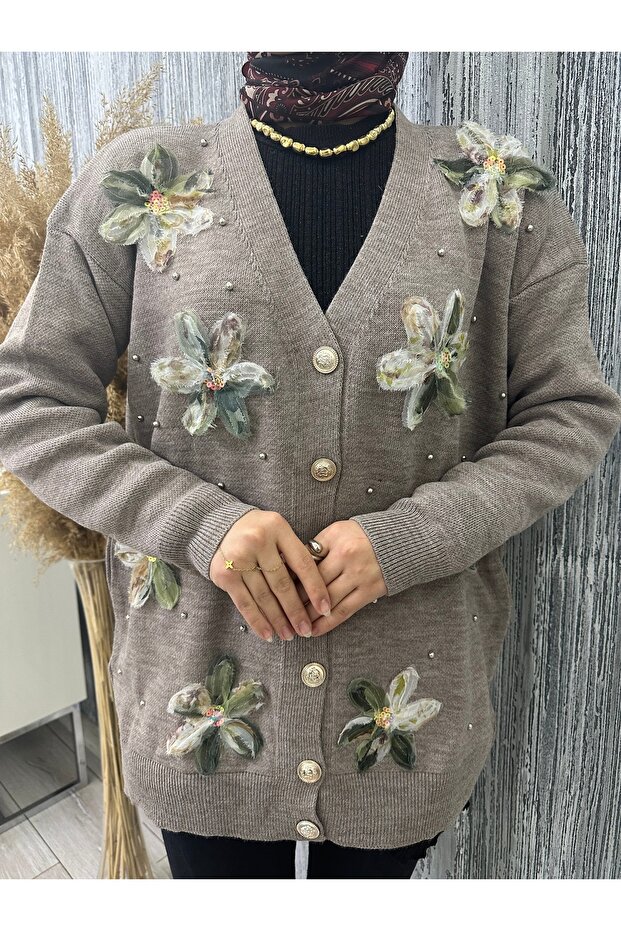 Çiçekli hırka - 2