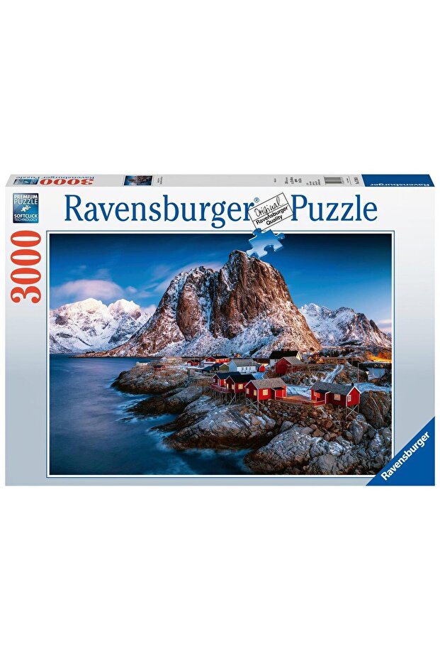 3000 Parça Puzzle Hamnoy Norveç 170814 - 1