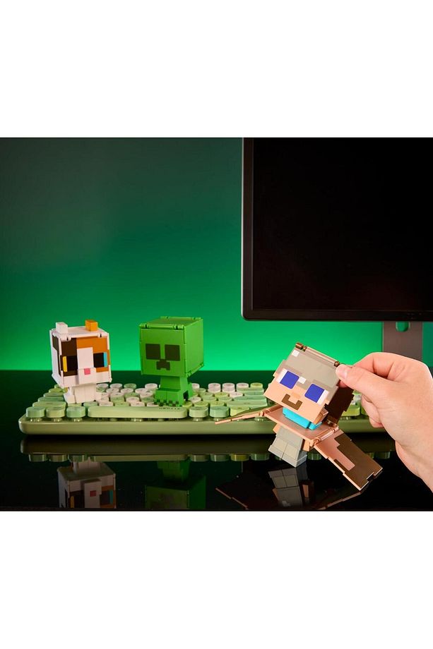 Minecraft Flippin' Figs 2 in 1 - Creeper and Charged Creeper(Creeper Ve Değişen Creeper) - 6