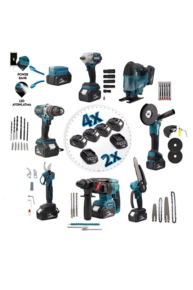 PROFOSYONEL 8 Lİ SET MATKAP TAKIMI - 1