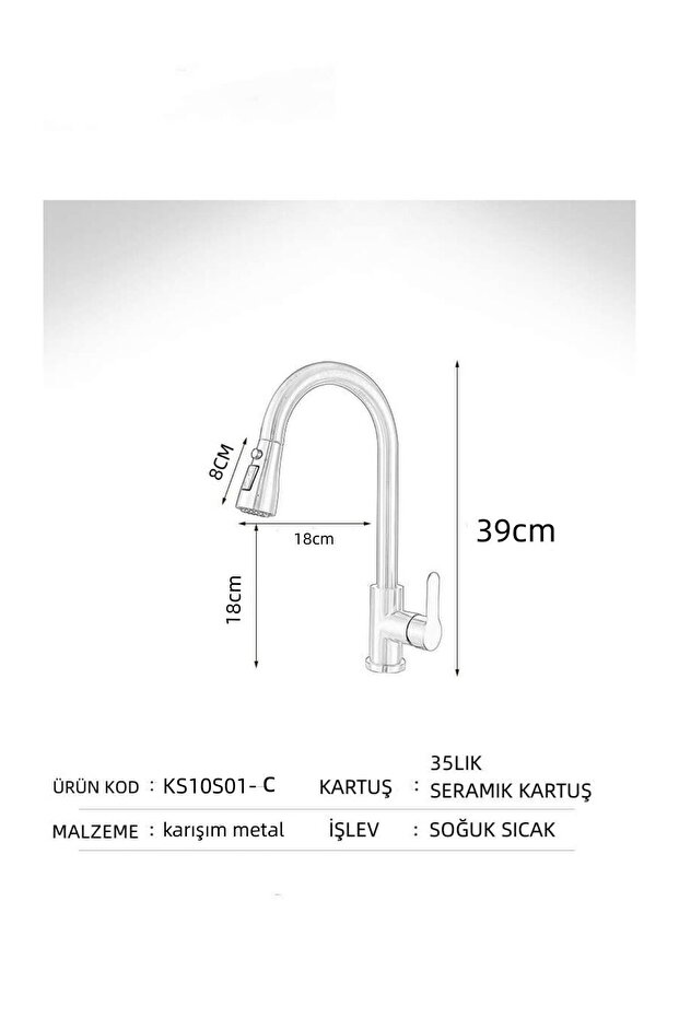 Musluk Sıyah Spallı Evıye - 2