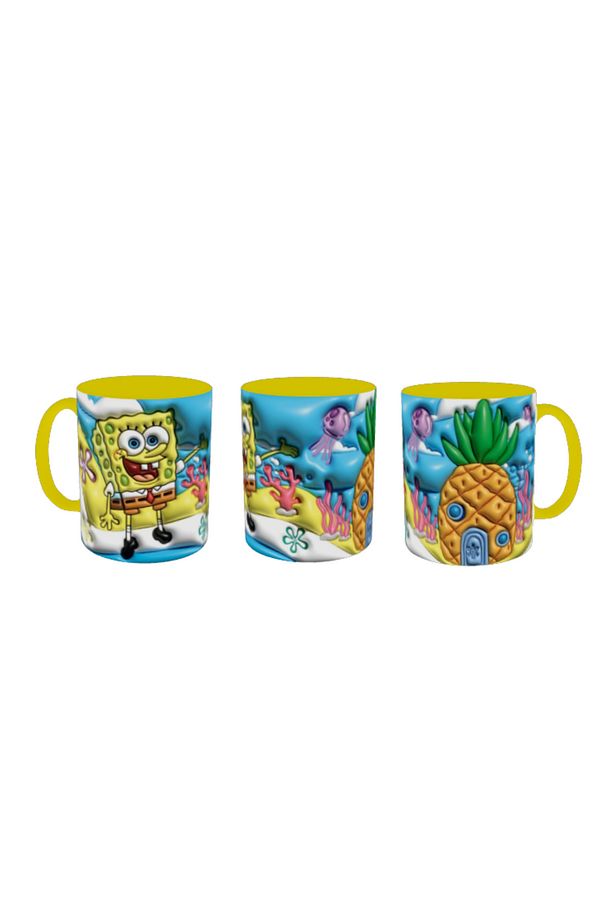 Sünger Bob Kupa Bardak Süngerbob Mug - 4