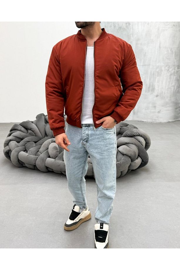 YAKA RİBANALI BOMBER CEKET - 2