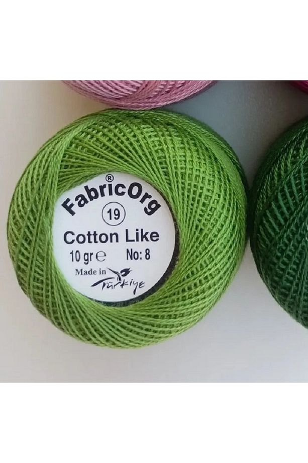 Cotton Like Etamin-kanaviçe Iplik (10 GR-NO8 İP) - TEK YUMAK - 19 Numaralı Renk - 2
