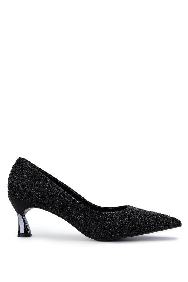 Women's Vegan Black Heeled Shoes