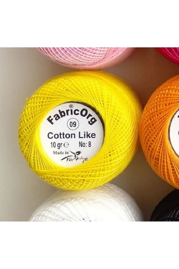 Cotton Like Etamin-kanaviçe Iplik (10 GR-NO8 İP) - TEK YUMAK - 9 Numaralı Renk - 2