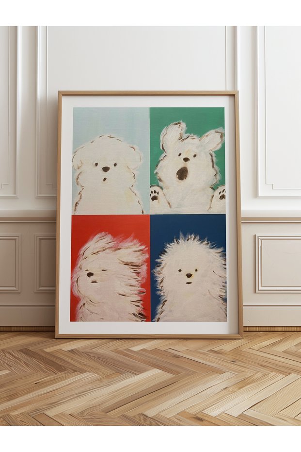 Single Wooden Framed Painting One Piece Poster Painting Tk/742