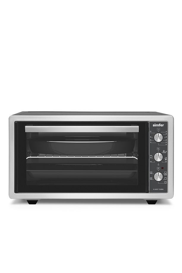 4507 Inox Turbo Midi/mini Fırın, 1400 W, 45 Litre, Metal, Gri - 1