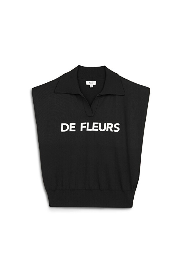 SLOGAN BASKILI TRİKO - 3