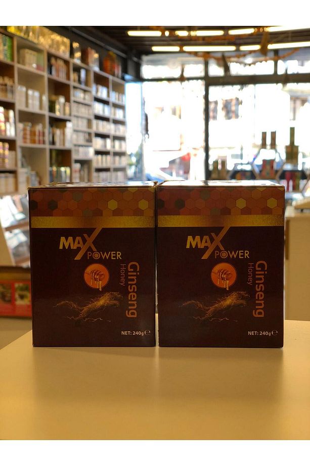 Max Power Ginseng(Bitkisel Macun) 2 Adet arttırıcı macun - 1
