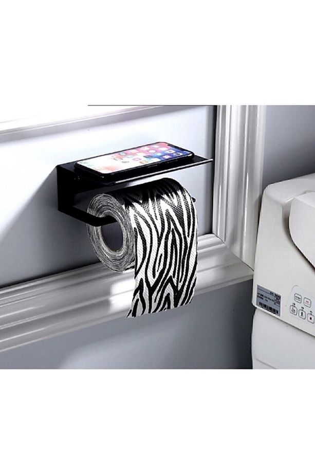 Metal Banyo Wc Kağıt Rulo Peçetelik, Tuvalet Peçete Askılığı Tuvalet Kağıt 3 Basımlık - 6