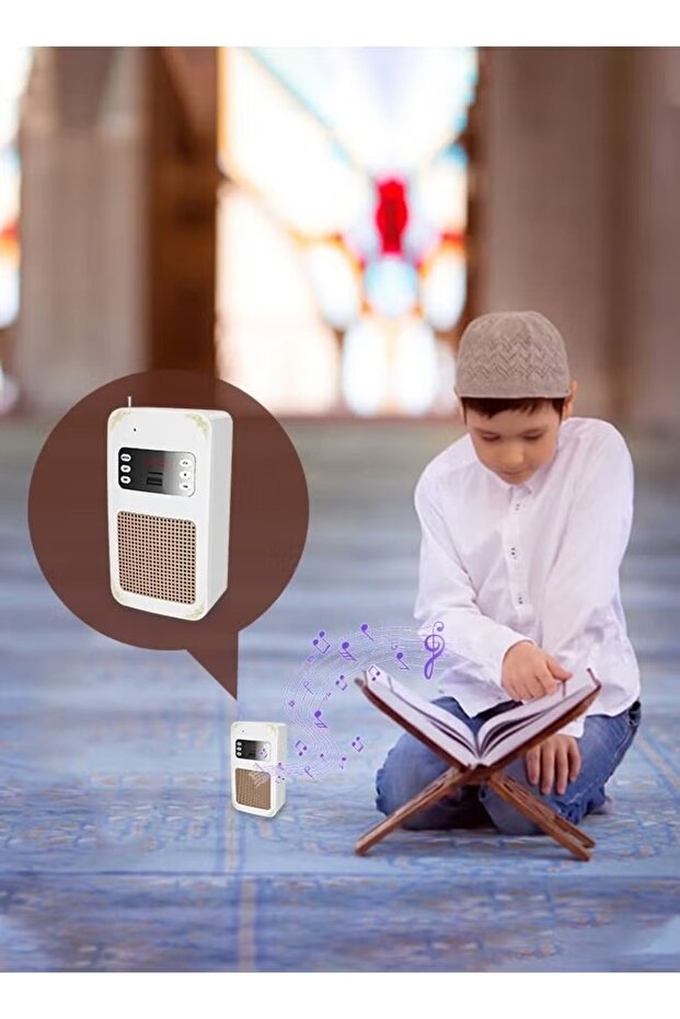 Bluetooth Quran Speaker White Sq669 - 6