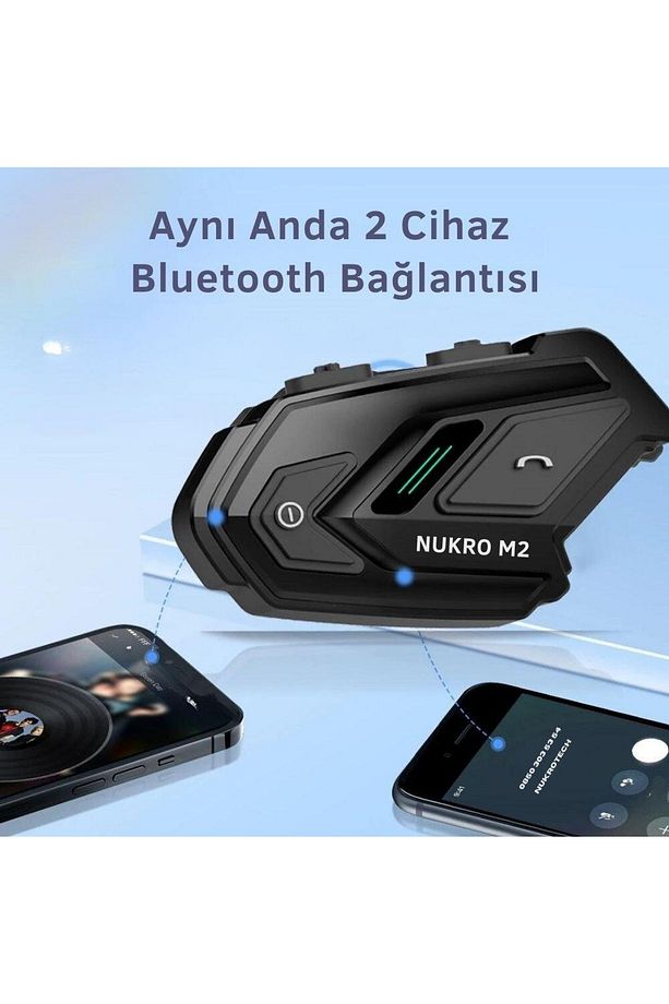 Nukro M2 Bluetooth Intercom Seti - 3