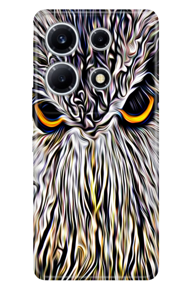 حافظة Note 30 VIP متوافقة مع إنفينيكس نوت 30 VIP بنمط TPU سيليكون البومة النبيلة