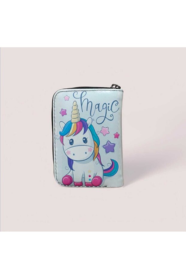 Unicorn Desenli Çocuk Cüzdan - 2