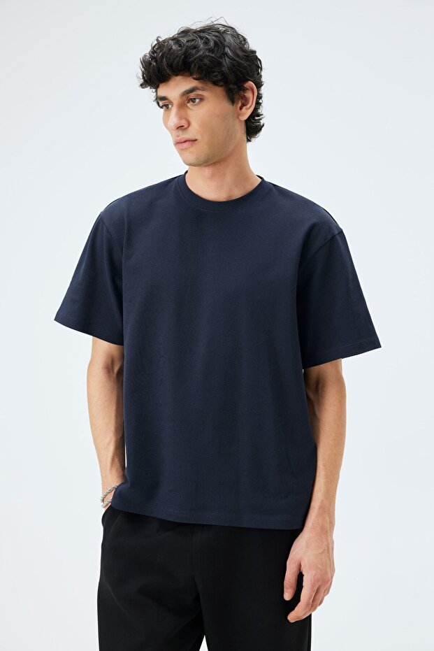 Tricou Jeff bleumarin - 3