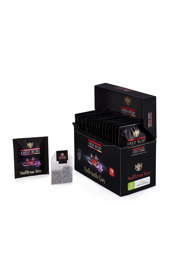 Organik Safranlı Siyah Poşet Çay 30 Gr - 4