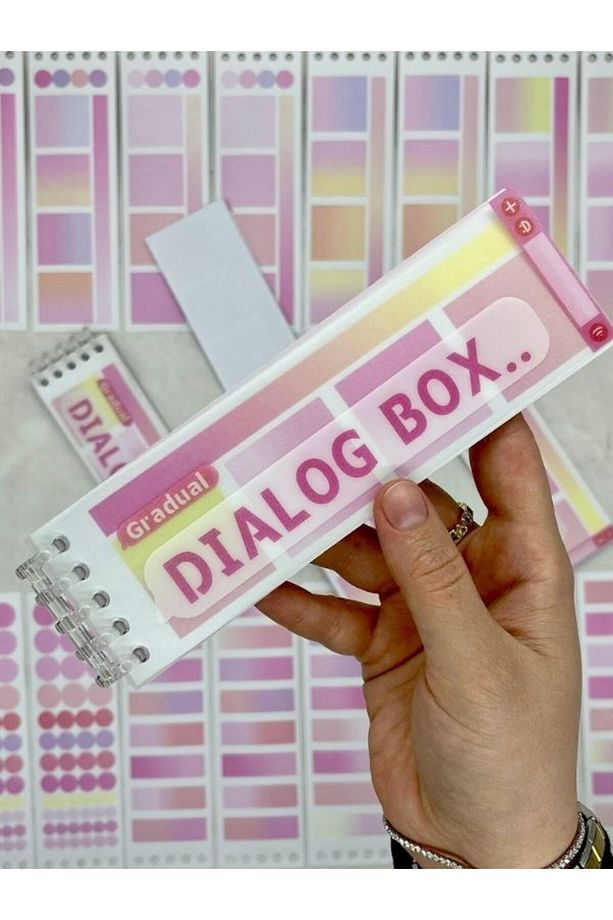 20 Yaprak Binderli Pembe Tonları Planlayıcı İndeks/İndex Sticker/Postit/Post-it - 1