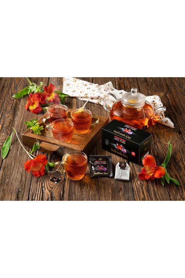 Organik Safranlı Siyah Poşet Çay 30 Gr - 5