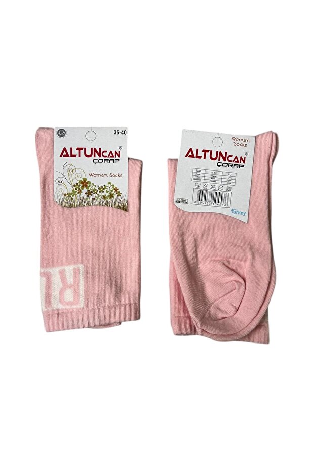 Powder Pink Women's Socks - 36-40